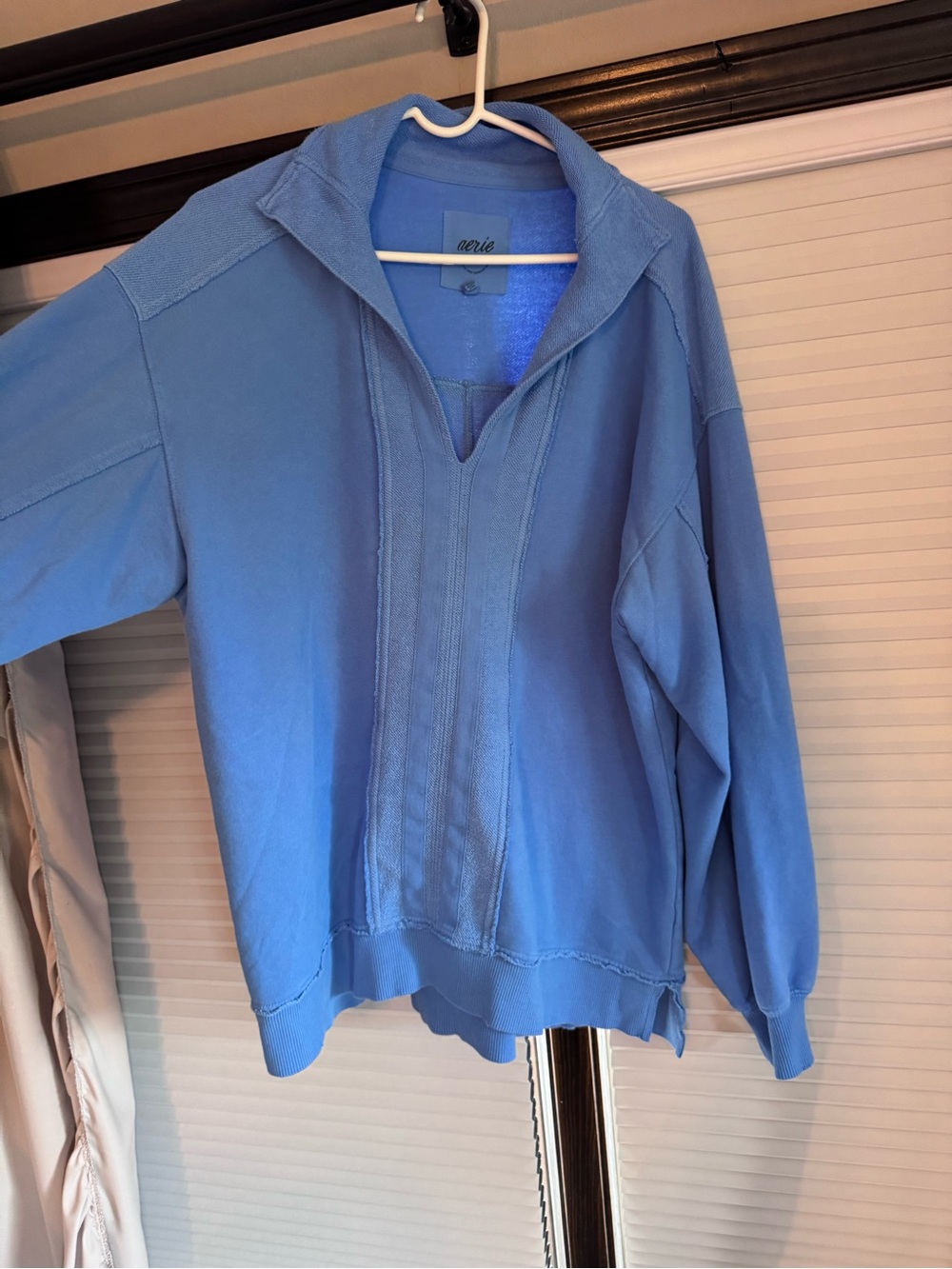 aerie Sky Blue Oversized Pullover